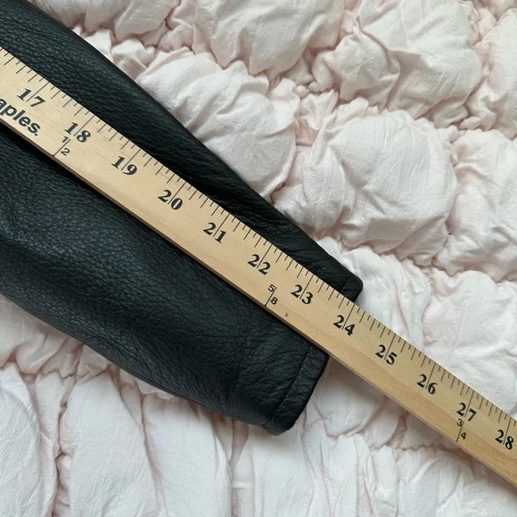 Harley Davidson Women’s L Moto Leather Jacket Heavy Genuine Leather - Picture 7 of 10